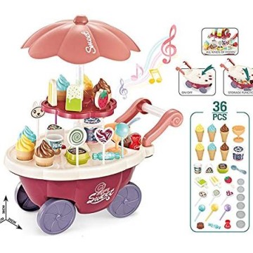 Biche Pretend Play Toy Set Musical Learning Simulation Role Play Accessories