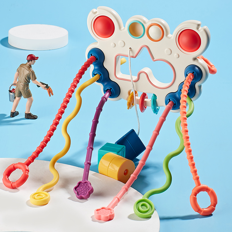 Montessori Unisex Soft Sensory Educational Toy Crab Lala Music Infant Toddler Early Learning