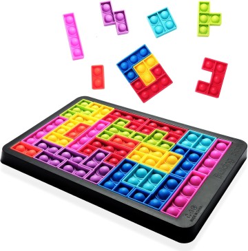 Pop Fidget Toy Puzzle Bubble Push It Sensory Relief Game