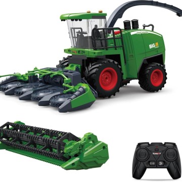 Remote Control Harvester Tractor RC Farm Vehicle Toy for Kids