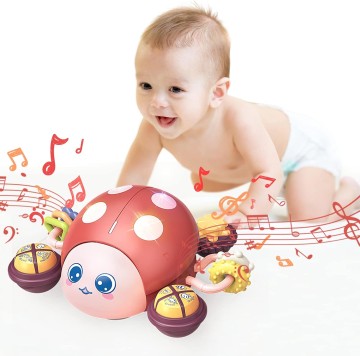Baby Musical Toys Ladybug Crawling Infant Developmental Learning Toy