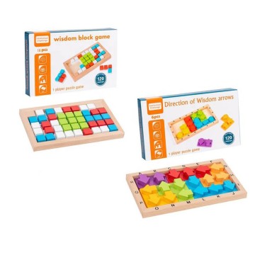 Educational Creative Wooden Block Toy 3D Puzzle Jigsaw Game