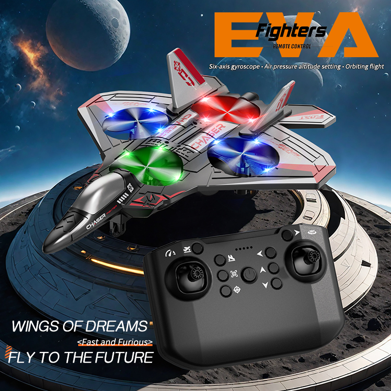 2.4 GHz Stunt Foam Remove Control Airplane Toy With Light