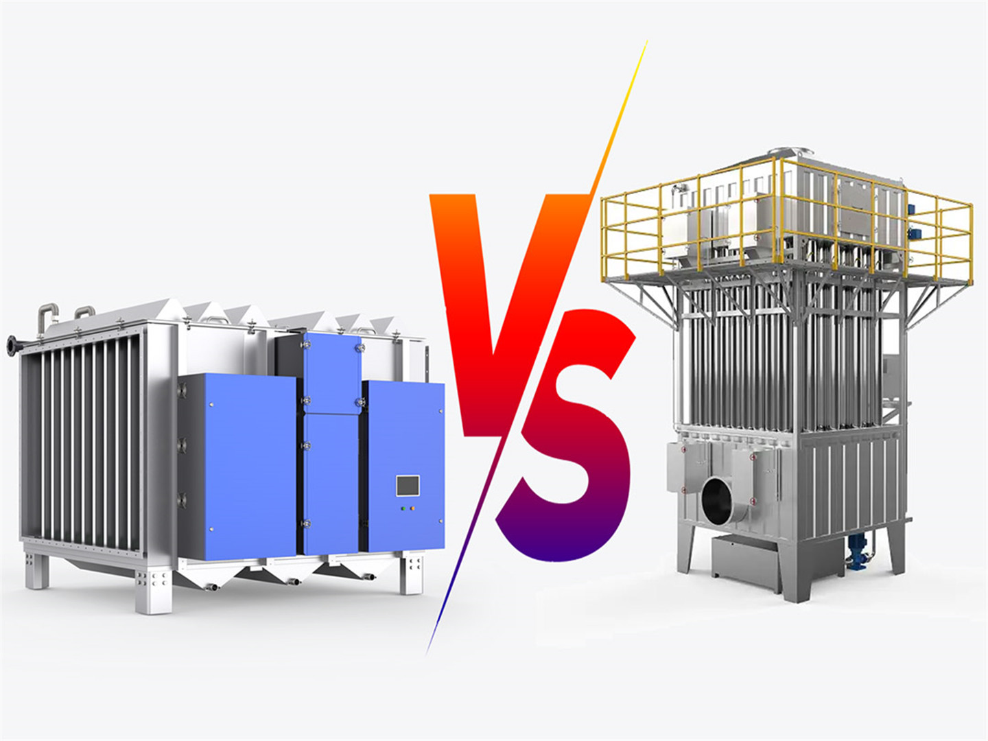 Kleanland multi-width industrial precipitator vs tower dust collector