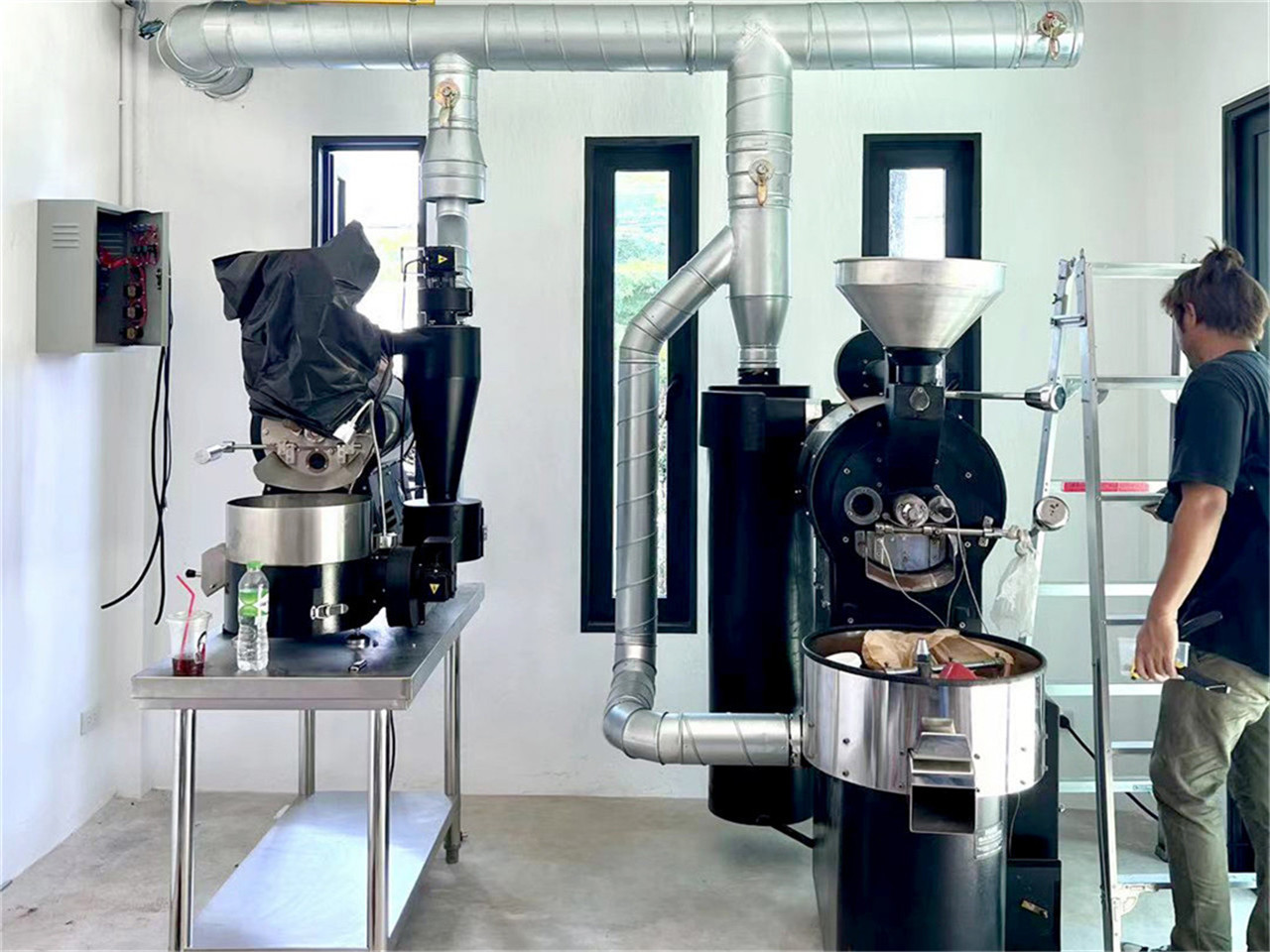 coffee roasting odor purifier
