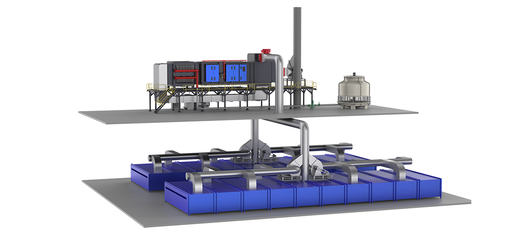 air purification esp filtration for stenter machine