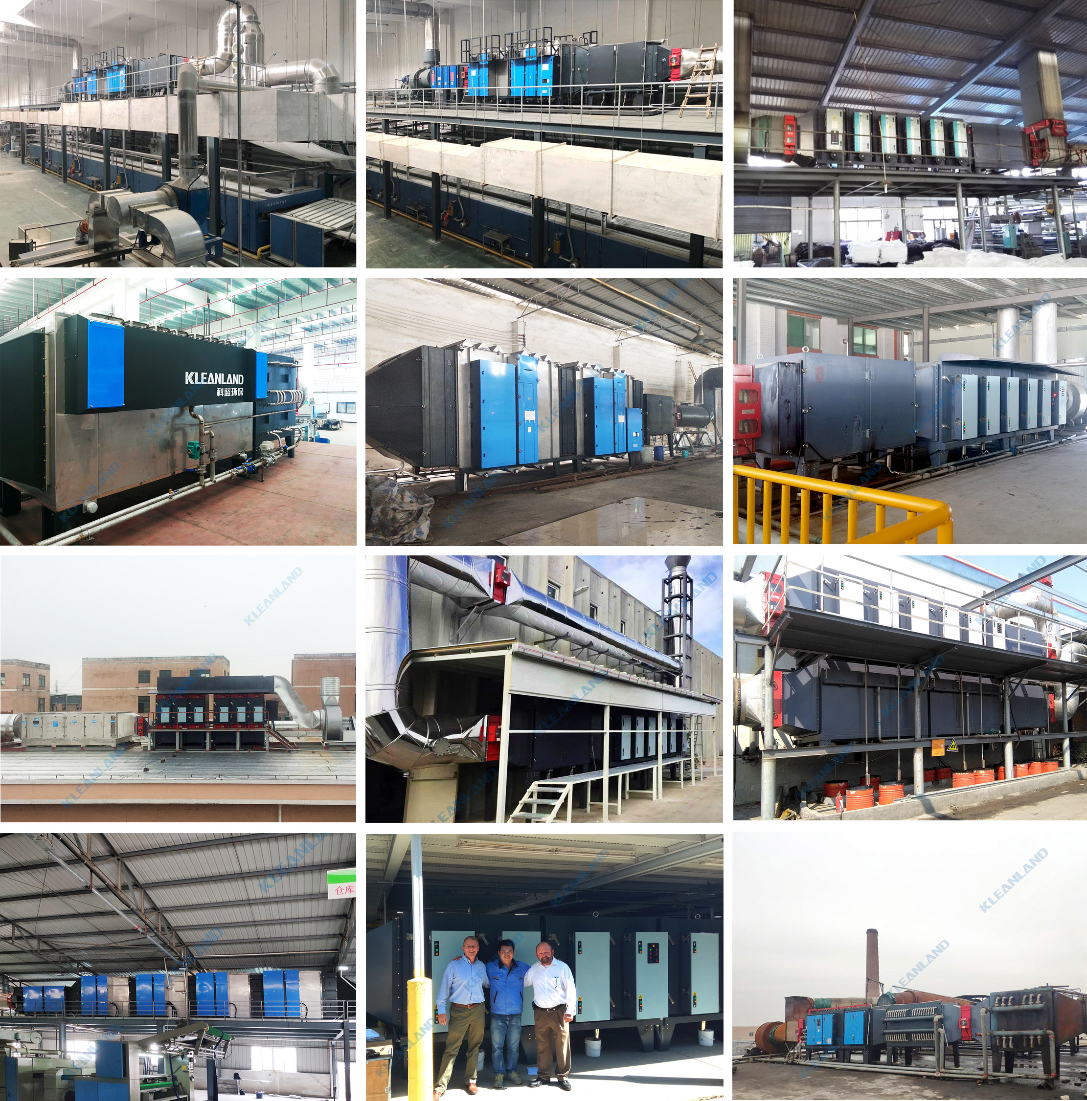 waste gas air smoke filtration for conveyor belt furnace