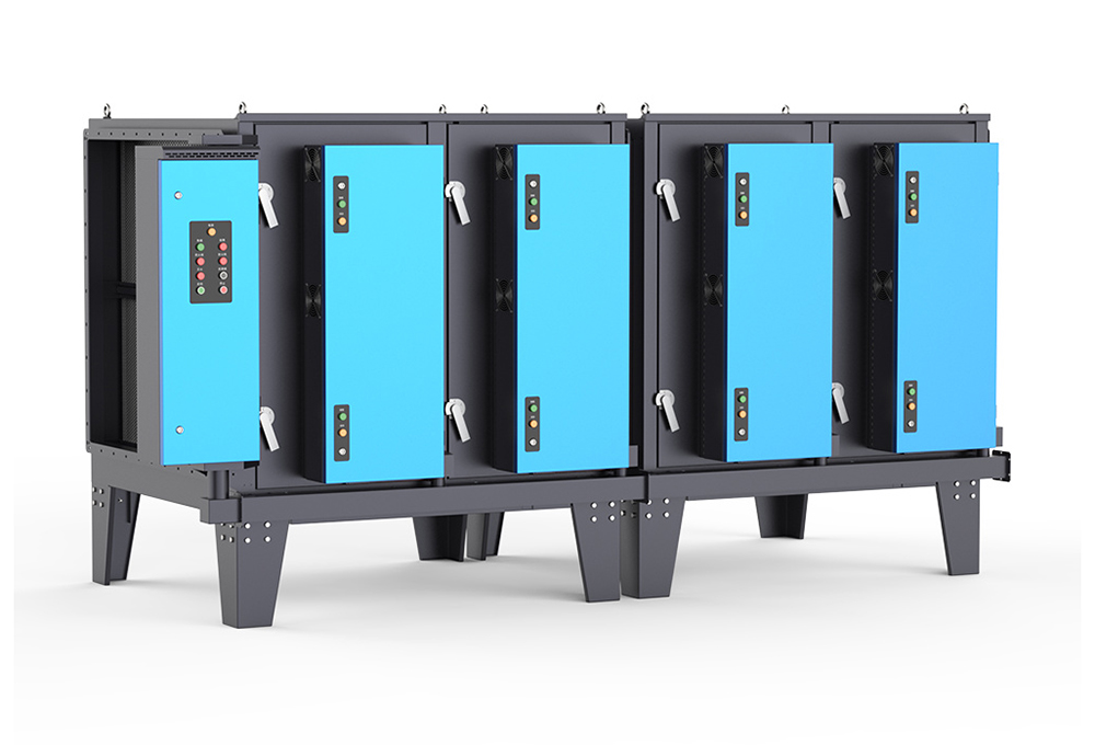 The 95% efficiency standard uniform-stage ESP Filter is safe, stable, energy-saving (50% reduction), and increases treatment area by 16% (3).jpg