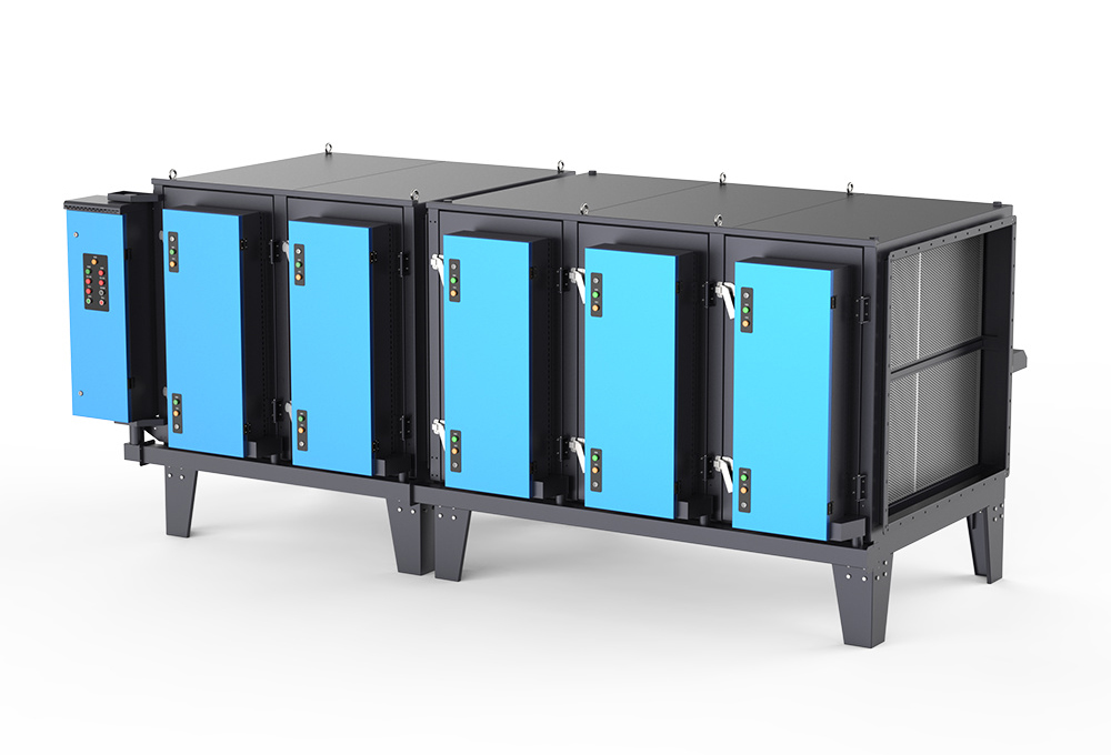 The 95% efficiency standard uniform-stage ESP Filter is safe, stable, energy-saving (50% reduction), and increases treatment area by 16% (4).jpg