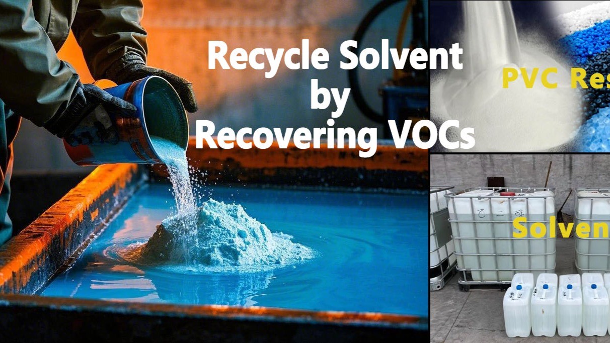 Recycle Solvent by Recovering VOCs