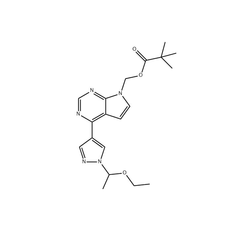 [4-[1-(1-ethoxyethyl)-1H-pyrazol-4-yl]-7H-pyrrolo[2,3-d]pyrimidin-7-yl]methyl