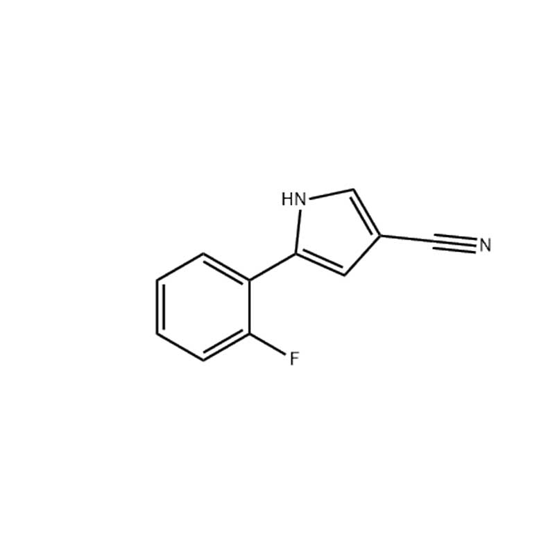 5-(2-fluorophenyl)-1H-pyrrole-3-carbonitrile