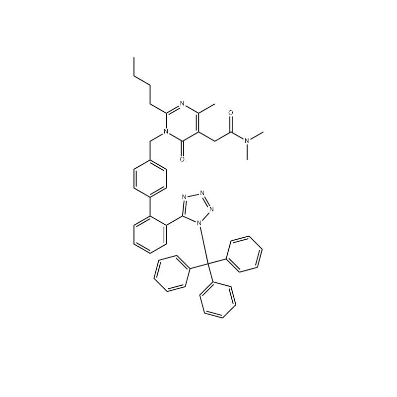 2-Butyl-1,6-dihydro-N,N,4-trimethyl-6-oxo-1-[[2'-[1-(triphenylmethyl)-1H-tetrazol-5-yl][1,1'-biphenyl]-4-yl]methyl]-5-pyrimidineacetamide