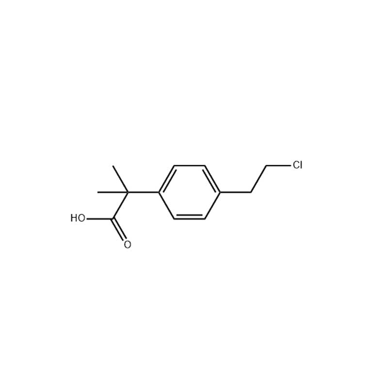 Benzeneacetic acid, 4-(2-chloroethyl)-α,α-dimethyl-
