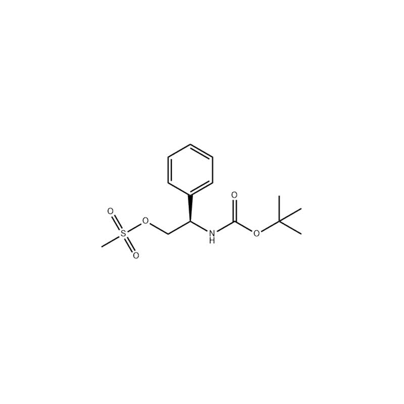 N-[(1R)-2-[(Methylsulfonyl)oxy]-1-phenylethyl]carbamic acid 1,1-dimethylethyl ester