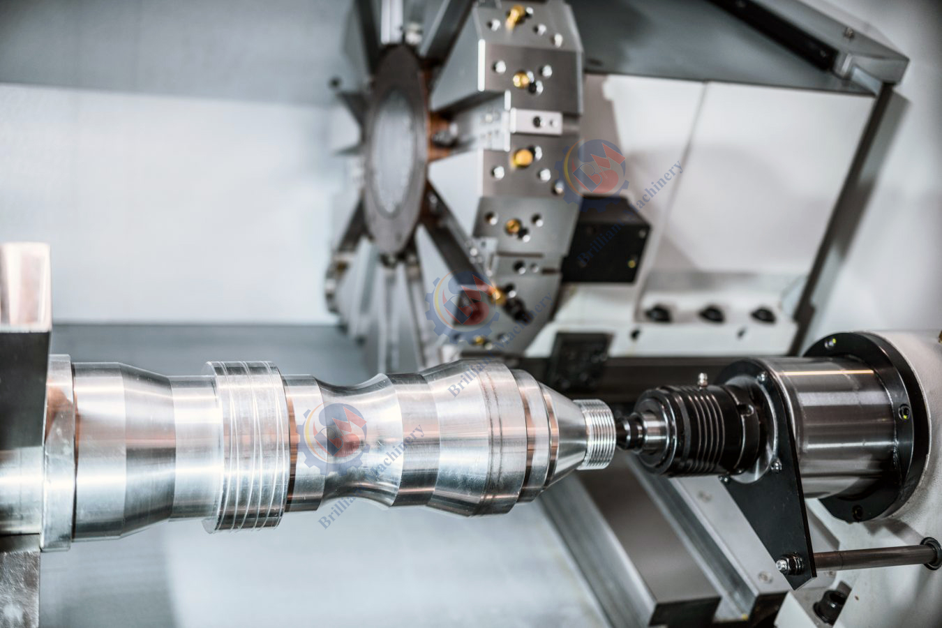 New CNC lathe is performing milling operations