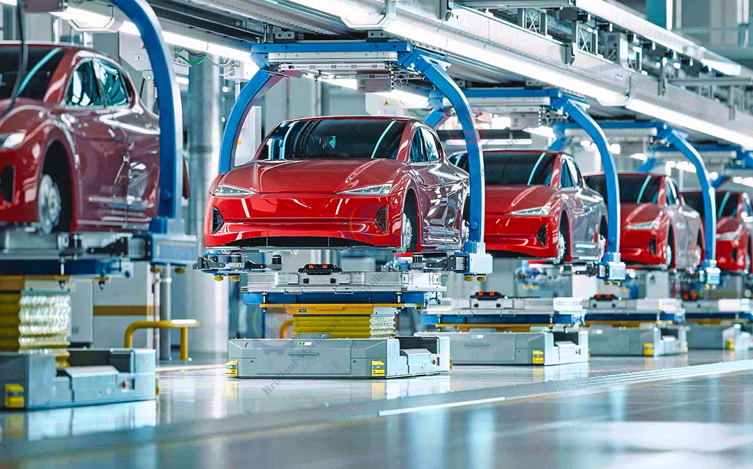 EV assembly line EV-assemblagelijn