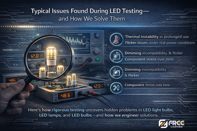 Typical Issues Found During LED Testing—and How We Solve Them