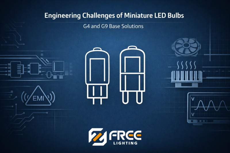 Why Miniature LED Bulbs with G4 and G9 Bases Are More Difficult to Engineer