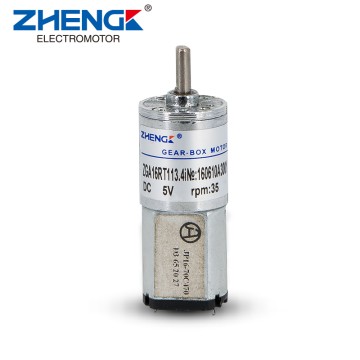 ZGA16RT DC Geared Motor 16mm Diameter For Smart DoorLock