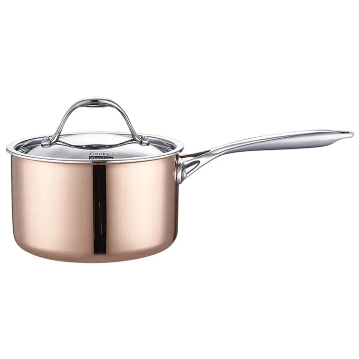 Proshui 8 pcs 3-ply copper core Fry Pan Pots