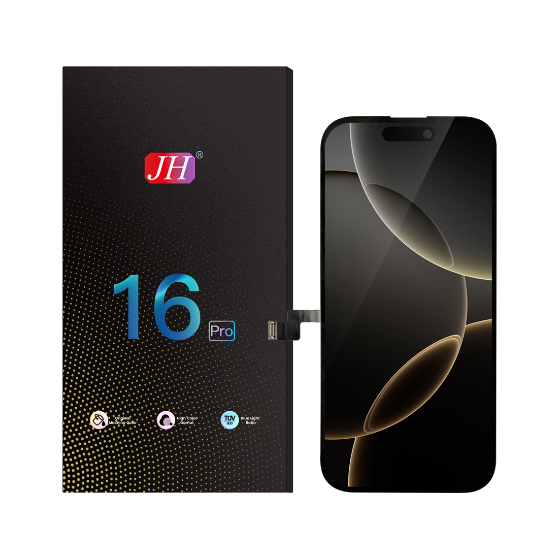 JH Iphone 16 Pro FHD incell LCD Screen Trɔ asi le...