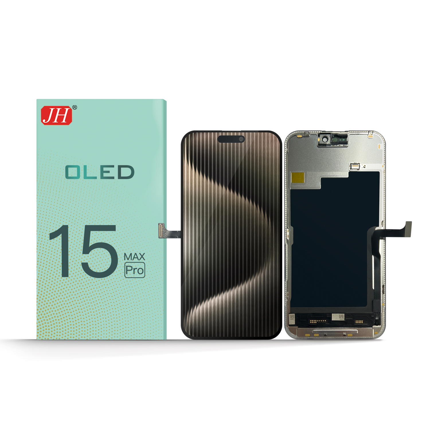 15PROMax-OLED nɔnɔmetata vevitɔ kple box.jpg
