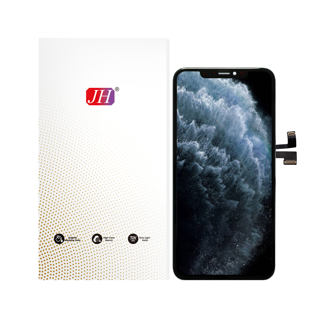 JH Iphone 11 Pro HD tare da maye gurbin allo na LCD