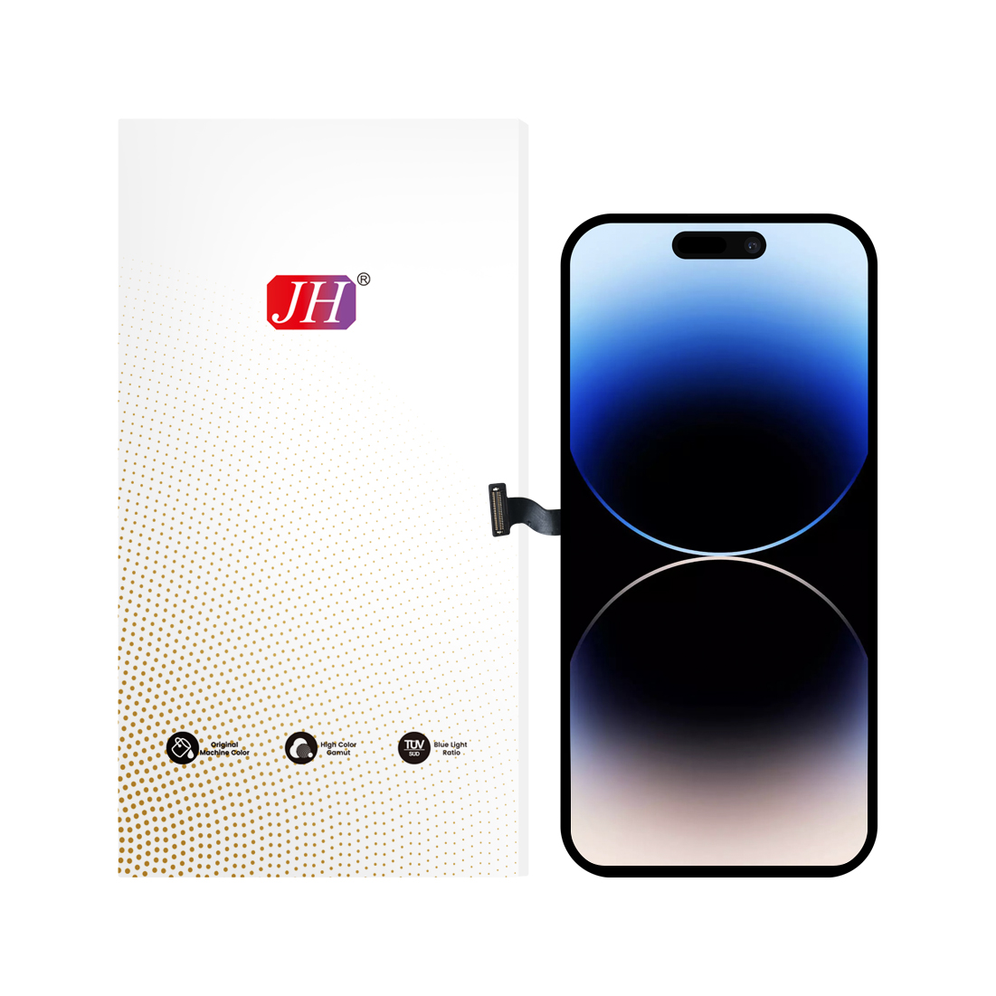 JH Iphone 14 Pro HD kpe ɖe incell LCD Screen Re...