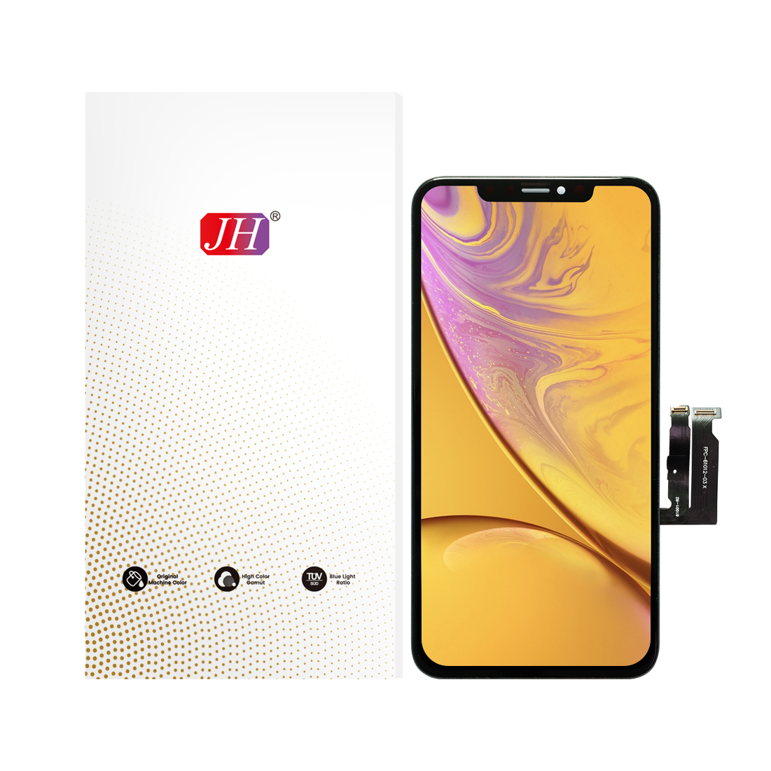 JH Iphone XR HD tare da maye gurbin allo na LCD