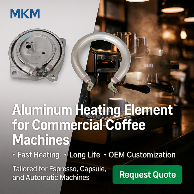 Food-Grade Aluminum Heating Tube for Smart Coffee Machines