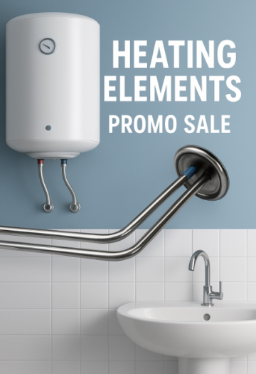 High-Efficiency Electric Water Heater Heating Element | OEM Stainless Steel Immersion Tube