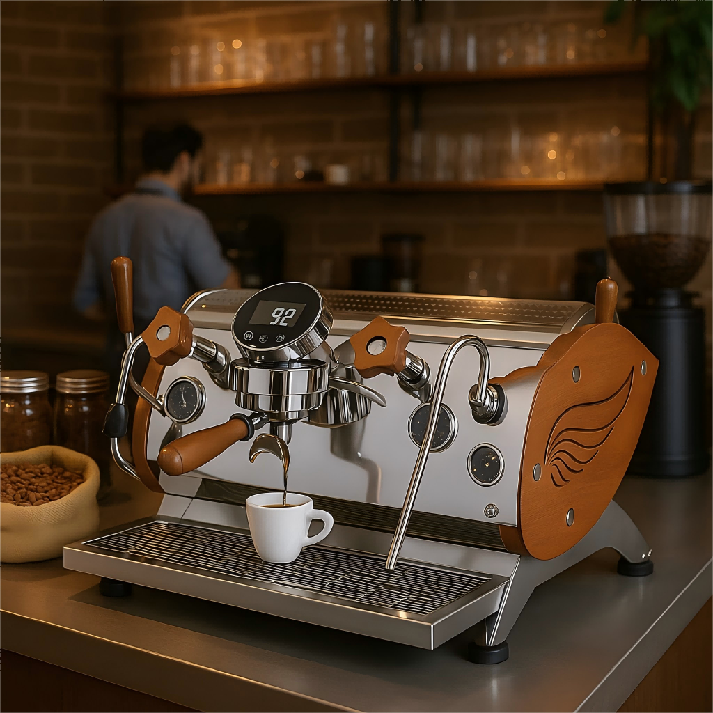 Precision Brewing, Professional Results — KS535 Dual Group Espresso Machine