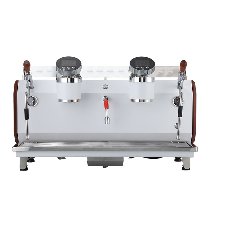 Professional 2 Group Espresso Machine with Milk Steamer