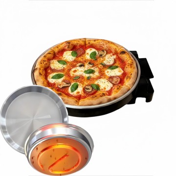 1000W Stainless Steel Heating Plate for Pizza, Crepe & Flatbread Makers