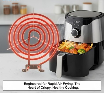 European Standard Air Fryer Heating Tube | Stainless Steel High Efficiency Heater