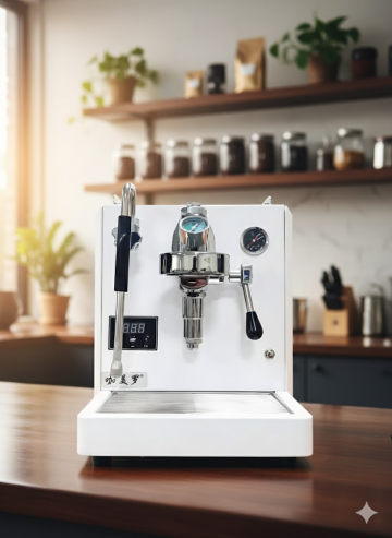 KS193 Professional Commercial Espresso Machine with Dual Boiler and E61 Brewing System