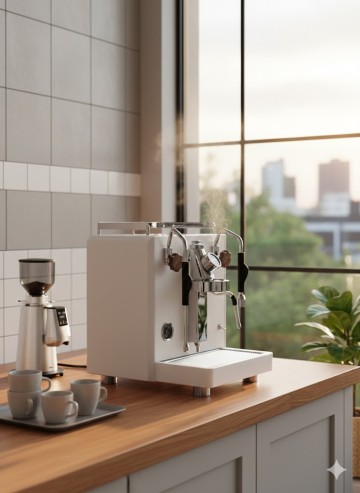 KS193B Semi Automatic Espresso Machine with E61 Brew Group & Dual Boiler System