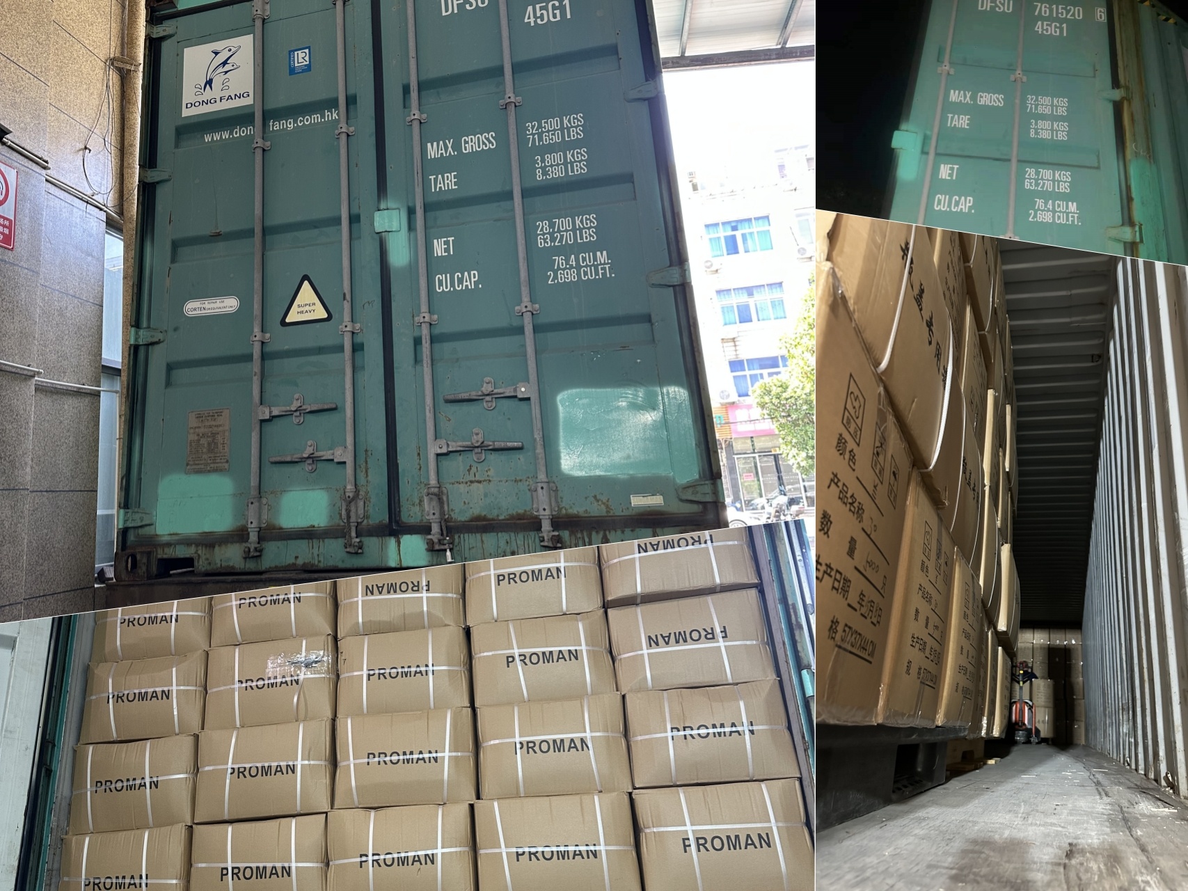 Bottle Preforms And Bottle Caps Sent To The Philippines