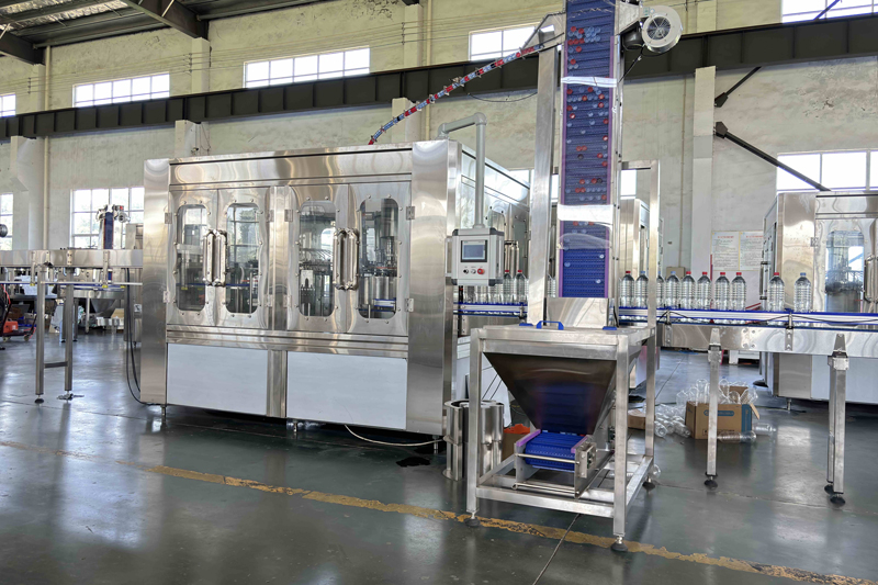 The air drag 3 in 1 filling machine for the Ethiopian customer has been completed