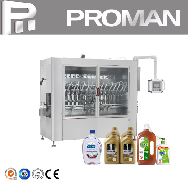 Automatic Daily Chemical Product Liquid Detergent Gel Alcohol Filling Packing Equipment