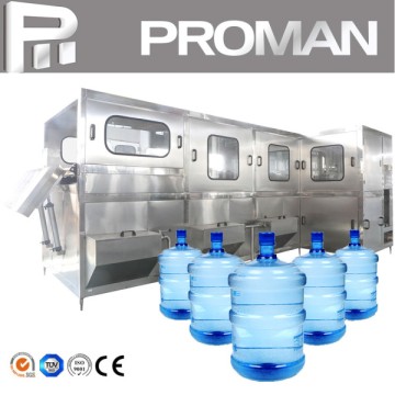 300bph Automatic Recycled 5 Gallon Water Bottle De-Capper External Brusher Filling Capping Monoblock Machine