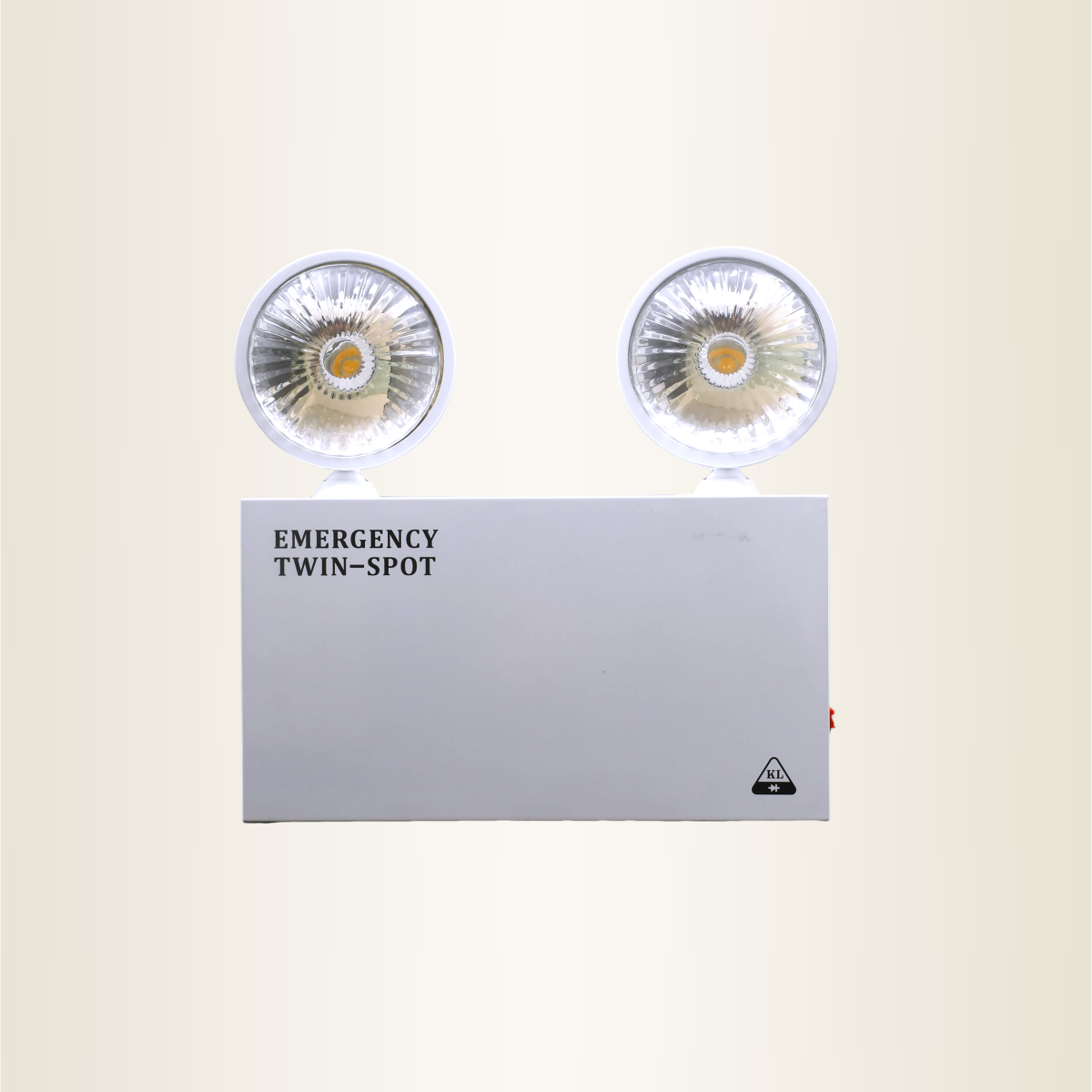 2x1w Surface Mounted LED Twin-Spot Emergency Light