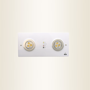2x3w Recess Mounted LED Twin-Spot Emergency Light (12V)