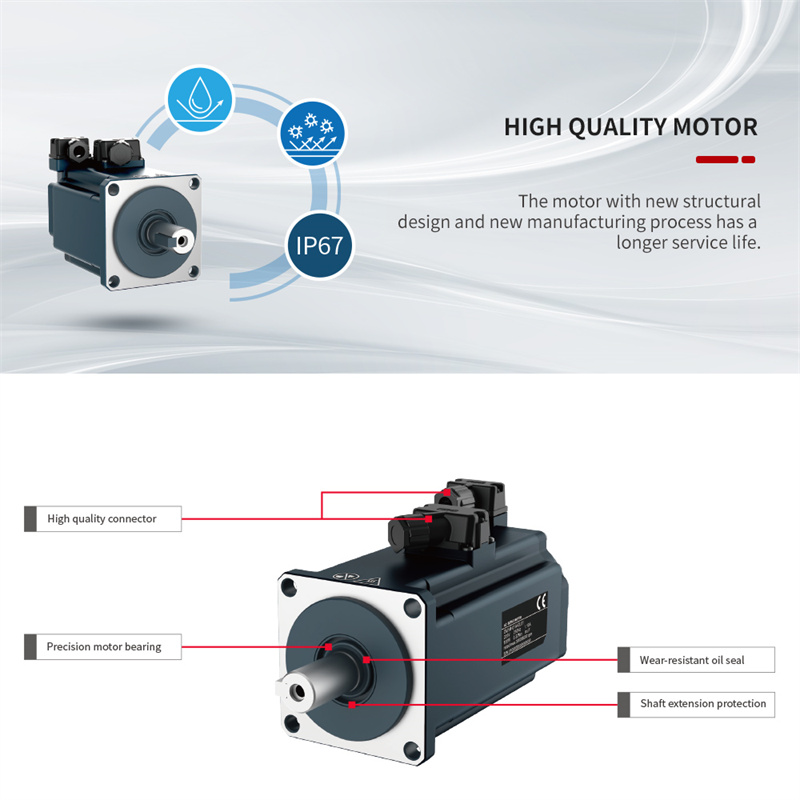 LC770 Series Ethercat Servo Drive AC Servo Motor With Brake (3)