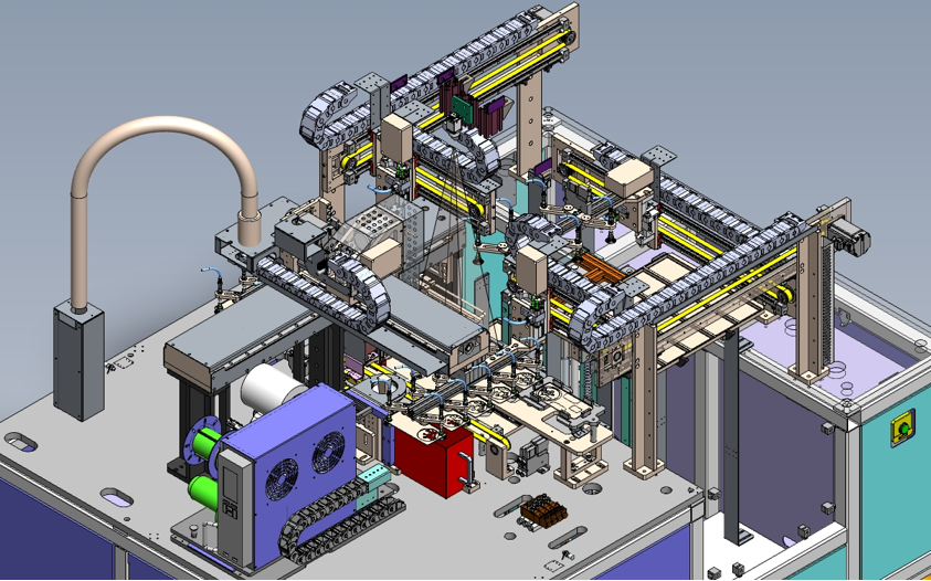 Lingchen PLC enables the perfect delivery of high-speed labeling equipment for mobile phone back covers