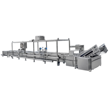 Meat and aquatic products blanching line