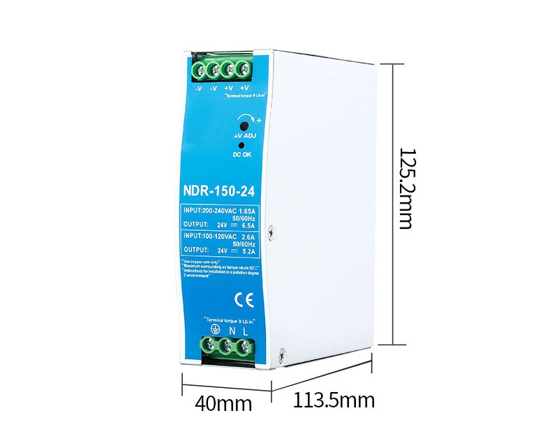 150W PSU 24V Variable switching Power...