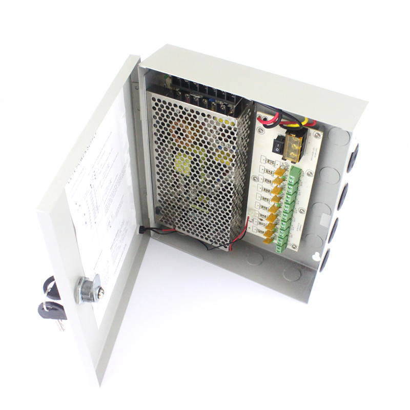 9 Channels CCTV Camera Power Supply B...
