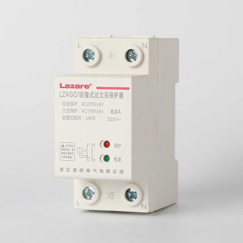 LZAGQ1-63A self-resetting over-voltage and under-voltage protector